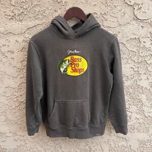 Bass Pro Shops Gray Hoodie Size Youth XL